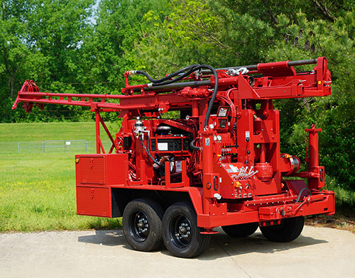 CME-55 Trailer Mounted Auger Drilling Rig