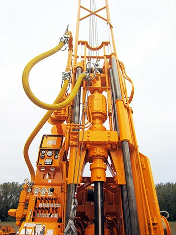 CME-55 Truck Mounted Drill Rig Rotary Drive